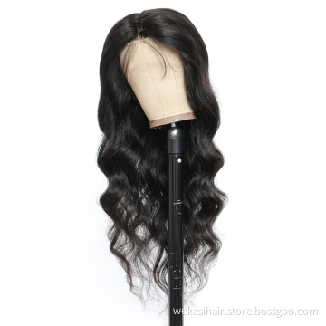 Cheap Wholesale Hair Wigs Human Lace Front Closure Body Wave Full Virgin Brazilian Cuticle Aligned Lace Closure Human Hair Wig